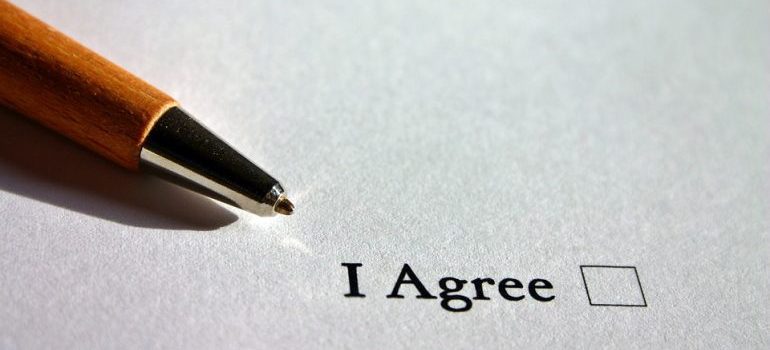 ''I agree'' checkbox.