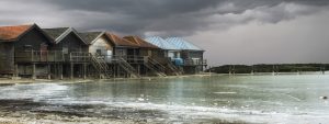 houses on a beach