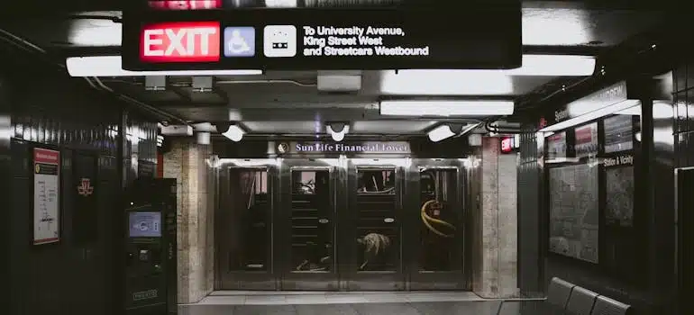 TOronto subway station exit