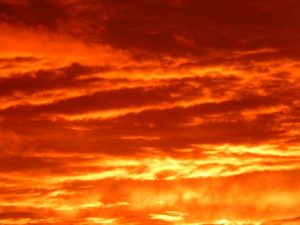 warm sunny sky