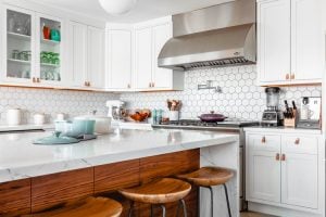 Kitchen counter.