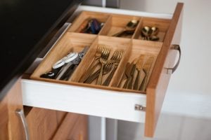 Cutlery drawer.