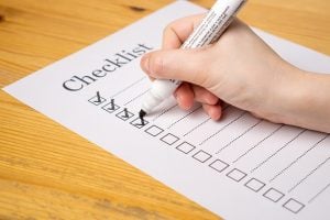 A moving checklist