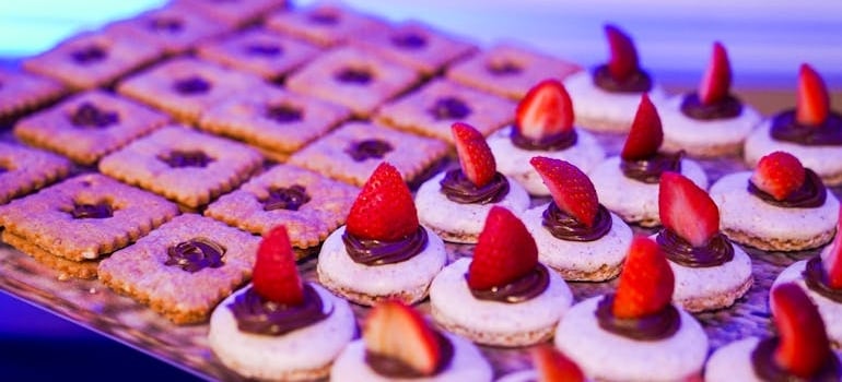 Tray of Cookies in a Fort Lauderdale bakery