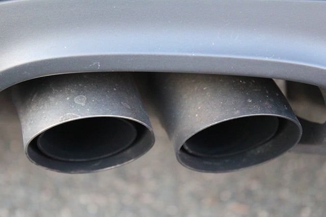 an exhaust pipe 