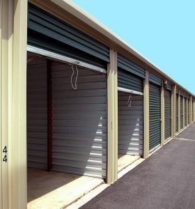 Open storage units