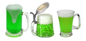 green beer at St Patrick's Day events in Miami