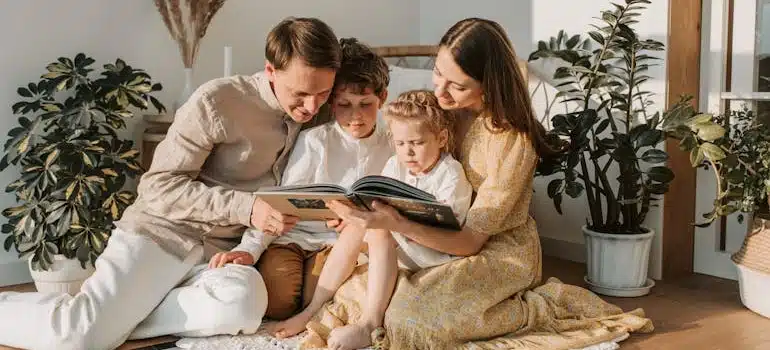 a happy family 