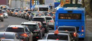 traffic jam you can see when living in Kendall