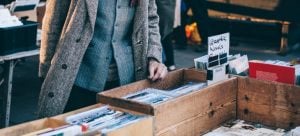 A garage sale.