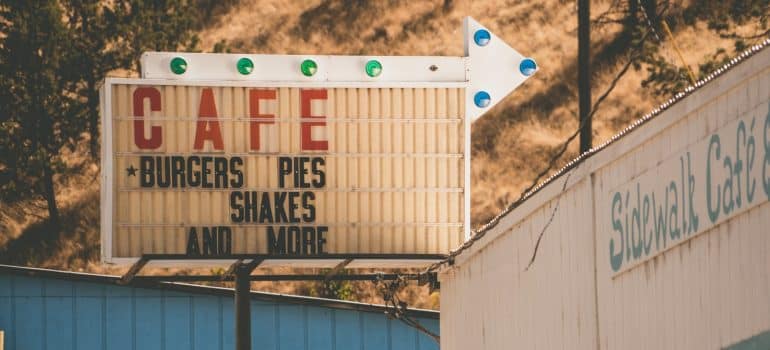 Signs on the road