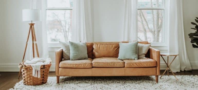 sofa in the living room