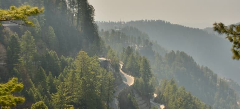 A mountain road