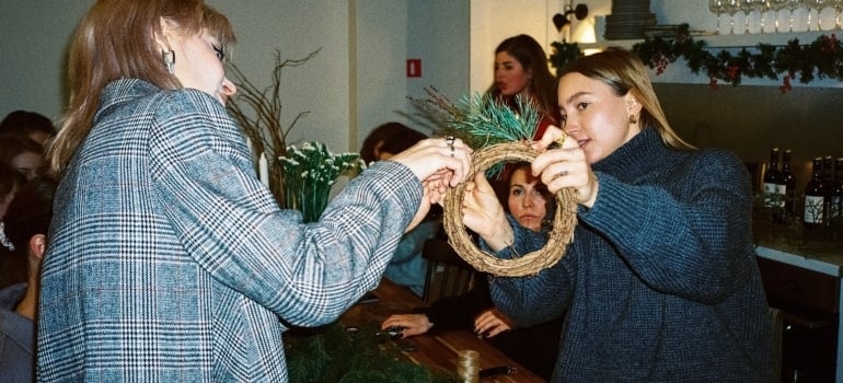 Women trying to decorate your new Hibiscus Island home