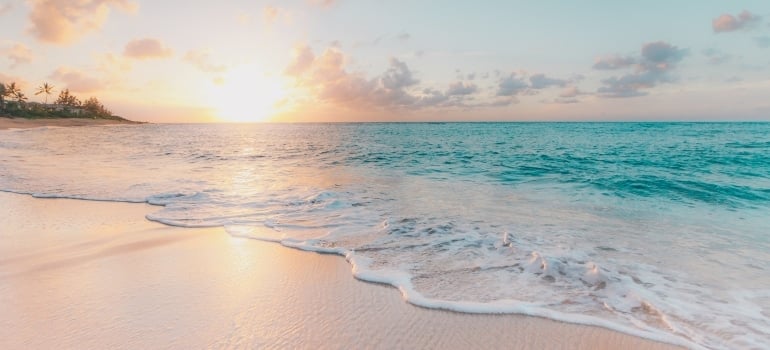 A beach in South Point