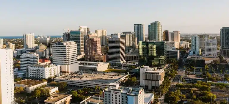 Highrise building symbolizing high cost of living in Fort Lauderdale