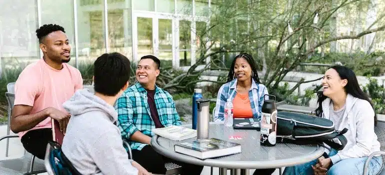 People Doing a Group Study.