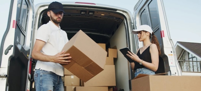 a woman that decided to get help when moving expensive wine collection in Miami