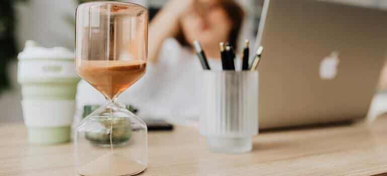 time passing and woman sitting