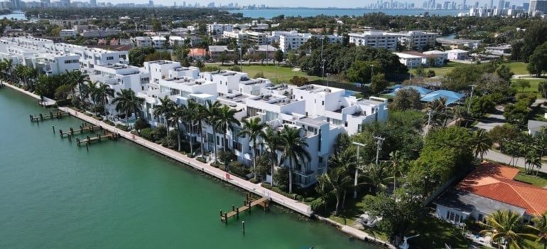The residential area in one of the best cities for renters in South Florida