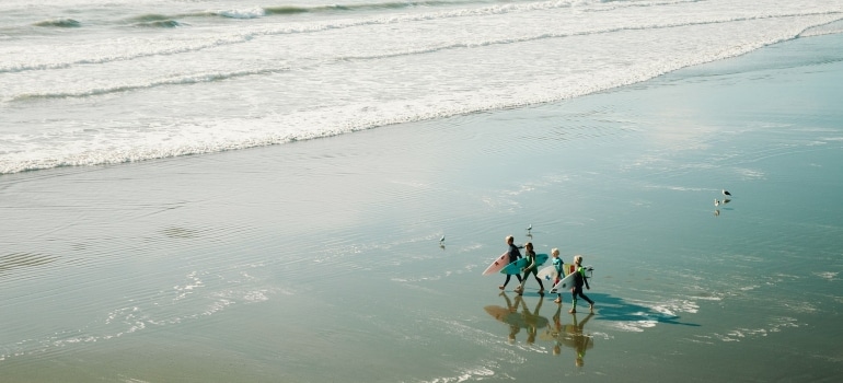 kids enjoying sports activities for kids in Miami Beach