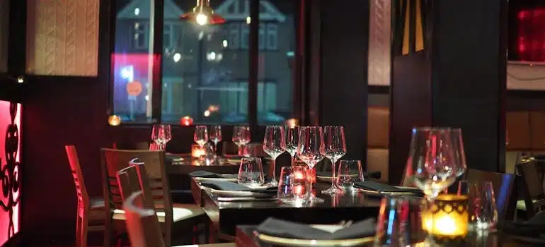 Wine glasses for best fine dining Miami can offer