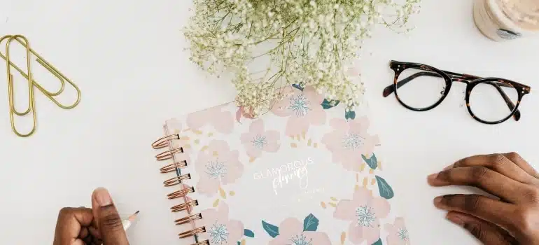 A floral planner