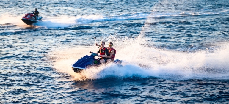 young people having fun after moving to Sunny Isles Beach