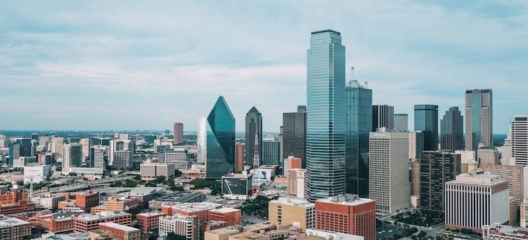 Aerial Photo Of City Buildings.