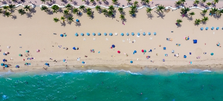 a beach in one of the best Florida island communities