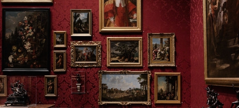 Paintings on the wall