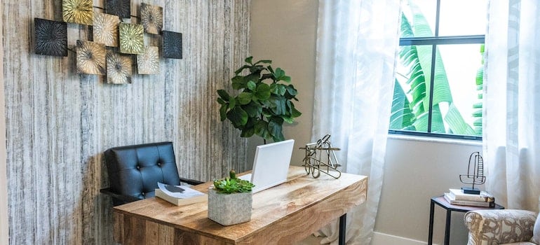 Moving your home office to Hallandale Beach with plants