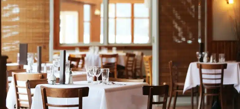 a restaurant