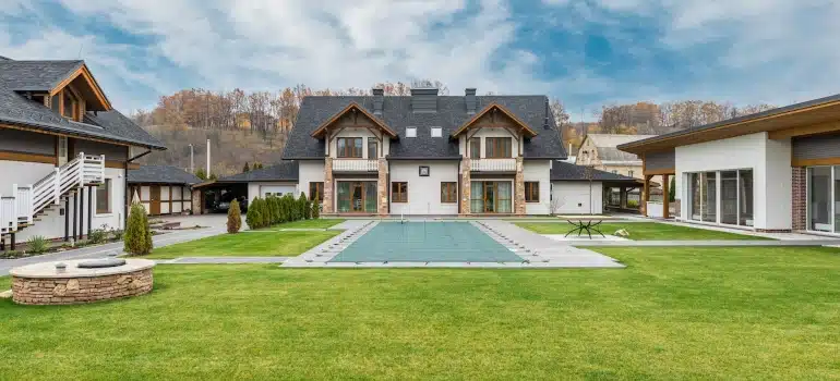 a large house