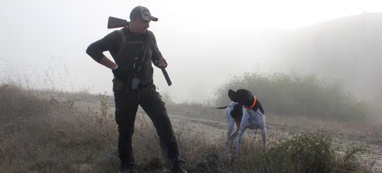 a man hunting