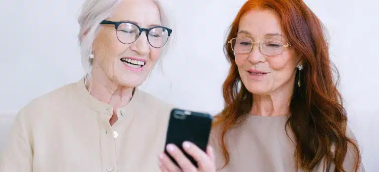 two women discussing the best places to retire in Miami Dade County