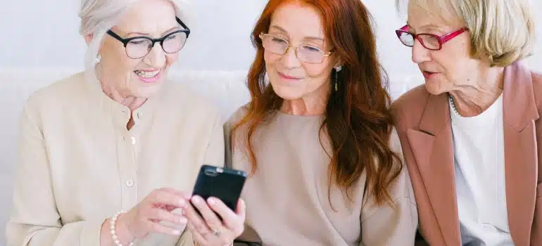 three women discussing the best places to retire in Miami Dade County