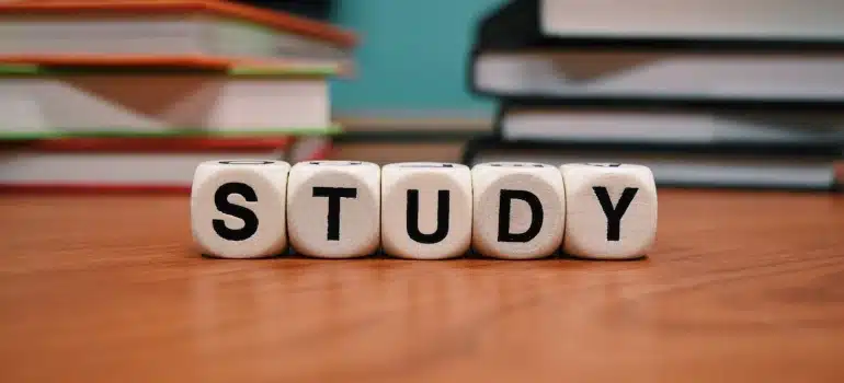a study sign