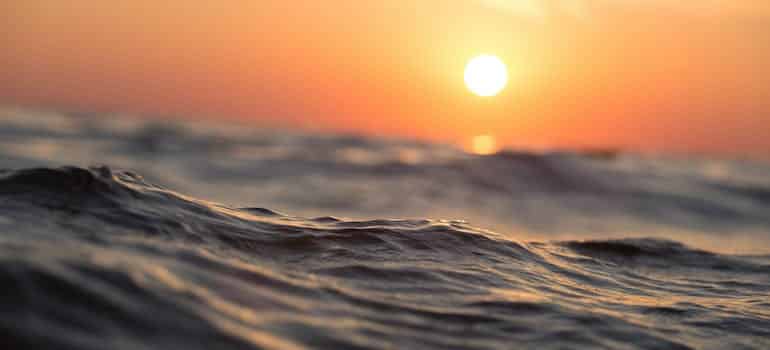 sunrise on the seaside