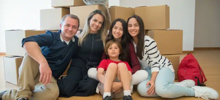 a family about to relocate