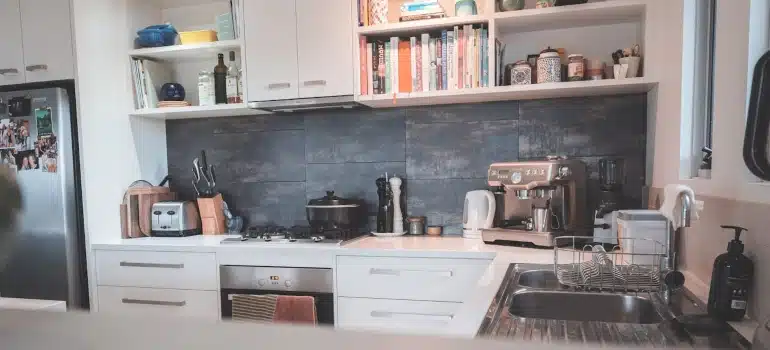 a kitchen with details