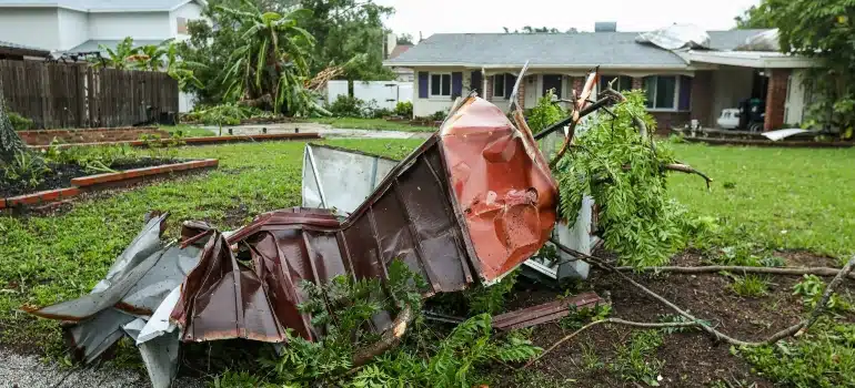 Aftermath of a storm in Orlando FL is a reason a Florida weather guide matters.
