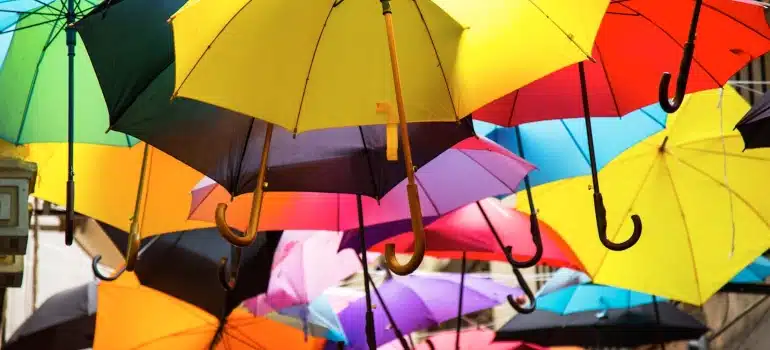 umbrellas