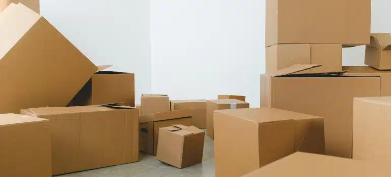 a bunch of boxes