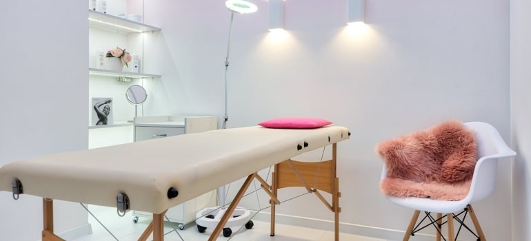 modern salon interior