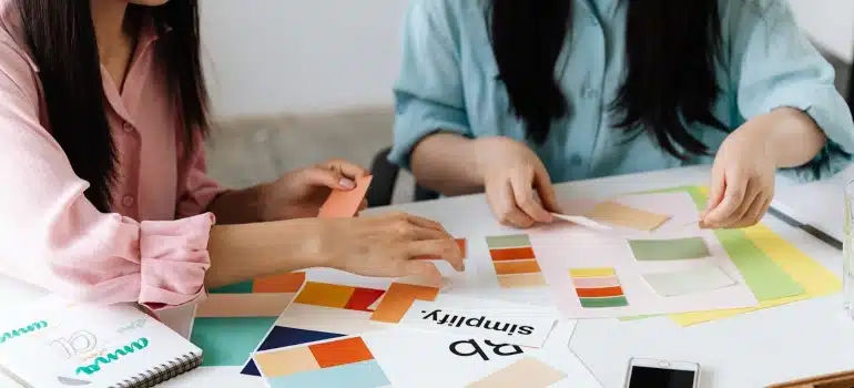 women about to choose the color scheme for your Fort Lauderdale home interior