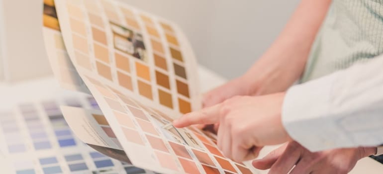 a person about to choose the color scheme for your Fort Lauderdale home interior