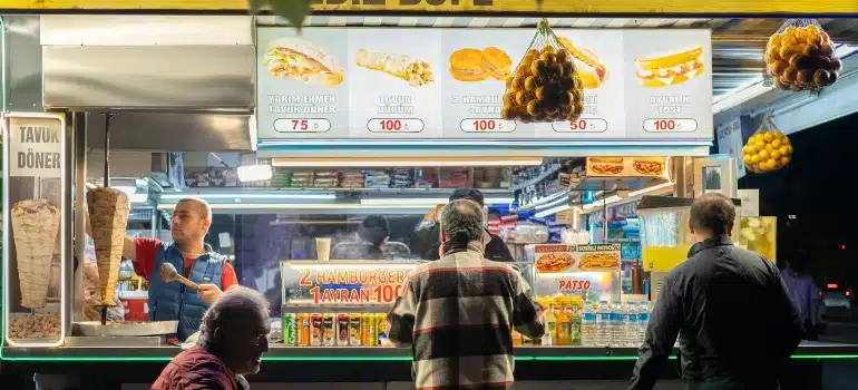 fast food place