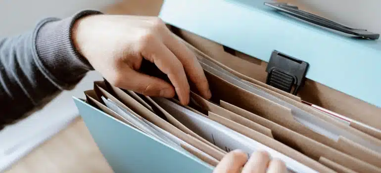a file