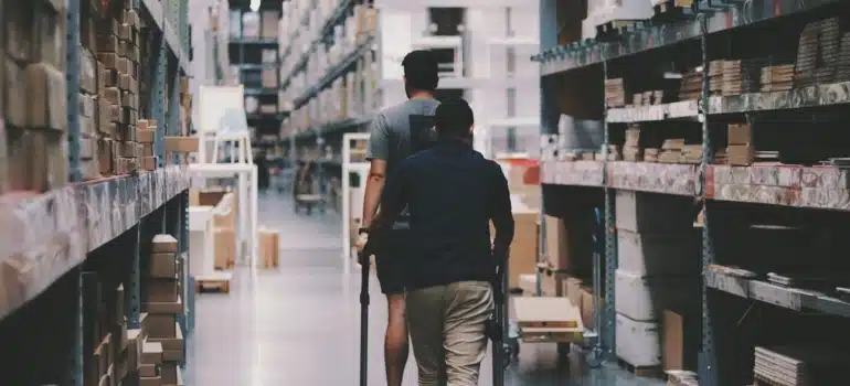 a man in storage